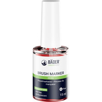 BÄDER® Brush Marker fluoreszierender Sicherungslack, neonrot Produktbild