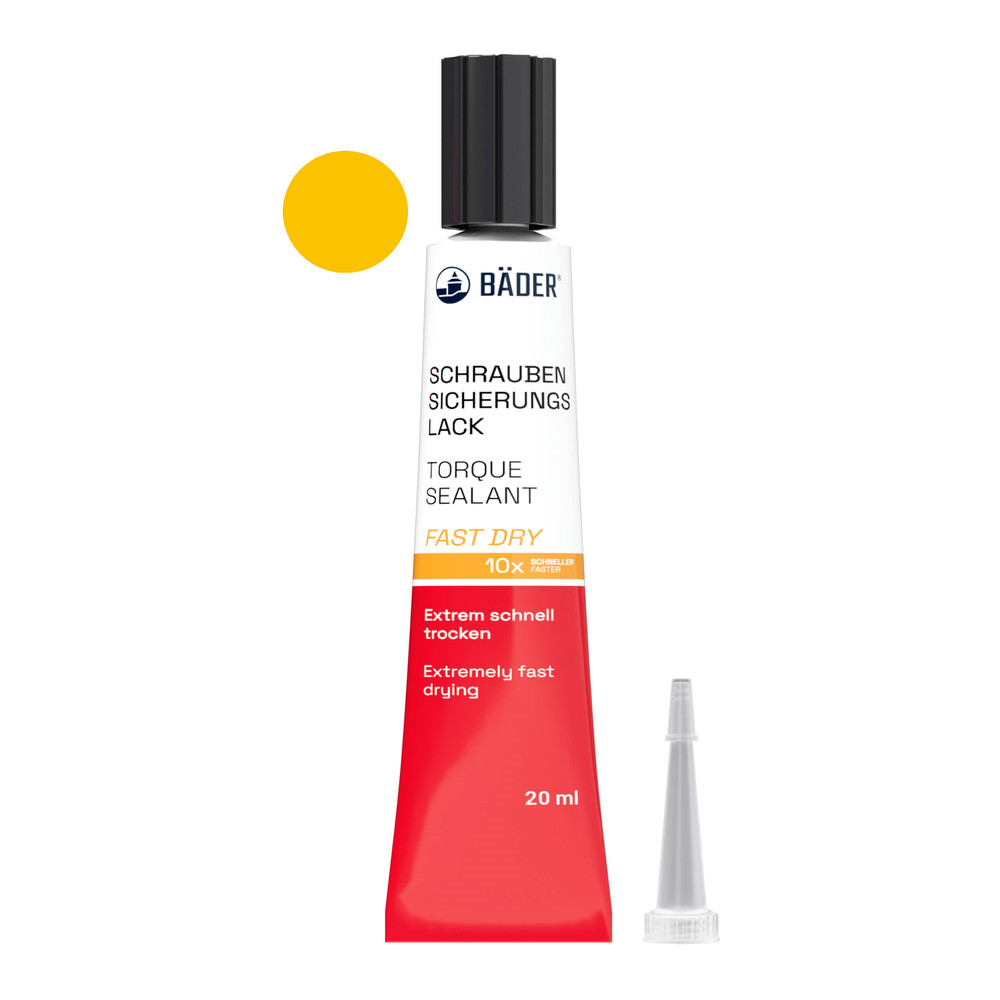 BÄDER® Schraubensicherungslack  Fast Dry 20ml Tube orange Produktbild img1 L