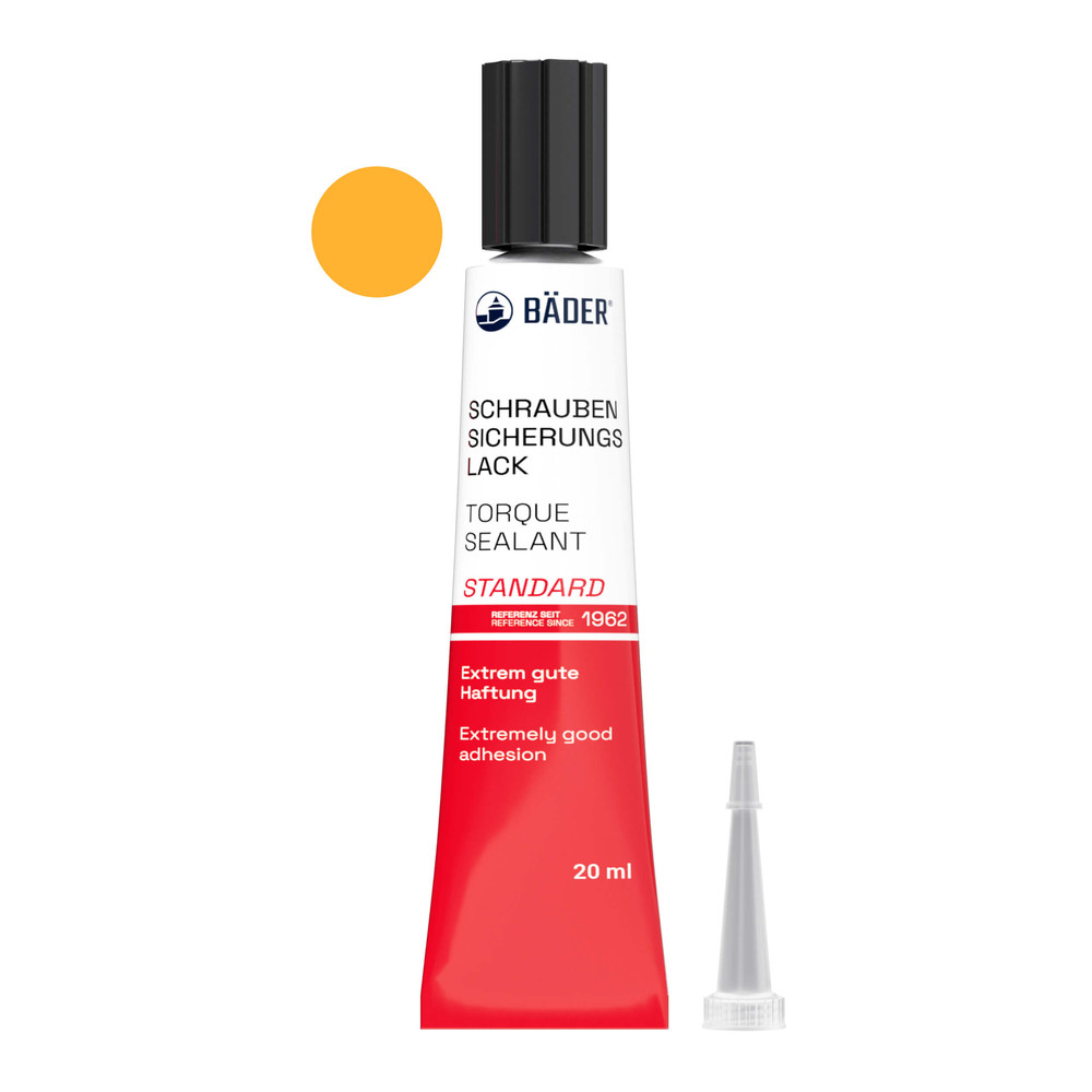 BÄDER® Schraubensicherungslack Standard 20ml Tube orange Produktbild img1 L