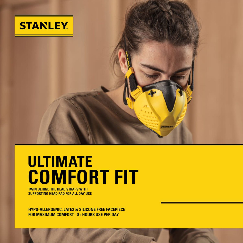 STANLEY® P3 RD Staubschutzmaske mit Face-Fit-Check inkl. P3-Filter (S/M) Produktbild img2 L