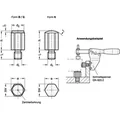 Produktbild von Ganter Norm® - Positionier- und Auflageelemente mit Gewindezapfen (408.1-ST-12-