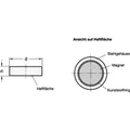 Produktbild von Ganter Norm® - Haltemagnete, ohne Gewinde (50.1-ND-25-7)