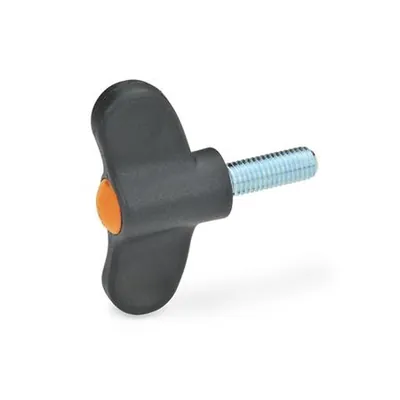 Produktbild von Ganter Norm® - Flügelschrauben, Kunststoff (633-48-M6-40-DOR)