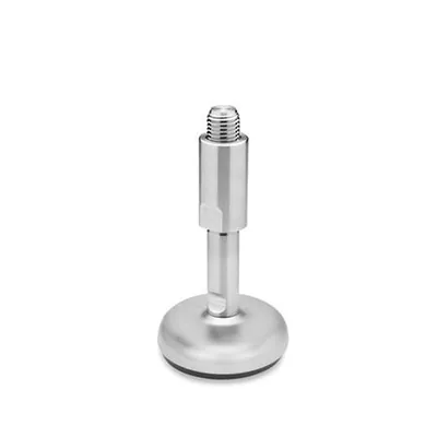 Produktbild von Ganter Norm® - Stellfüße, Edelstahl, mit Gummiauflage (31-80-M24-174-B1-W)