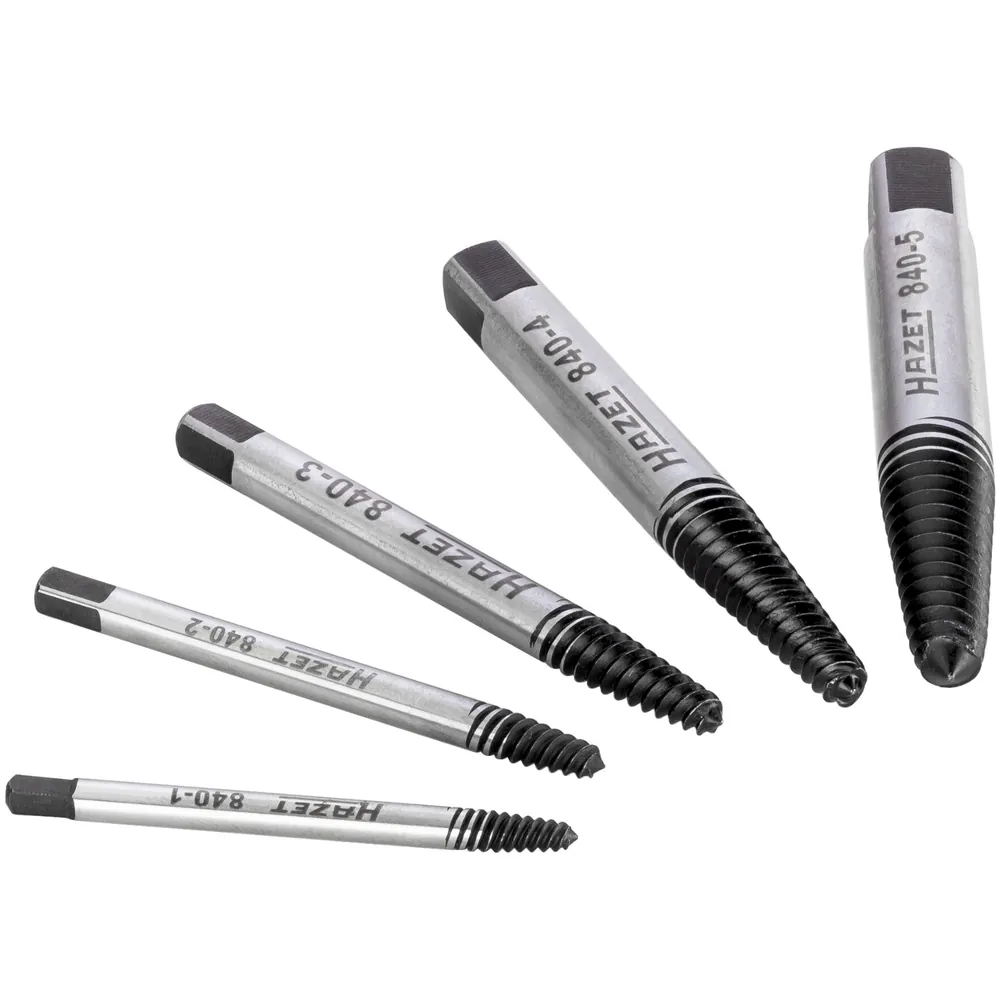 HAZET Schraubenausdreher Satz 840/5 ∙ 5-teilig ∙ SW M4 – M18 Produktbild img1 L