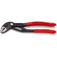 KNIPEX Wasserpumpenzange Cobra® 87 01 180 poliert kunststoffüberzogen 180mm Produktbild