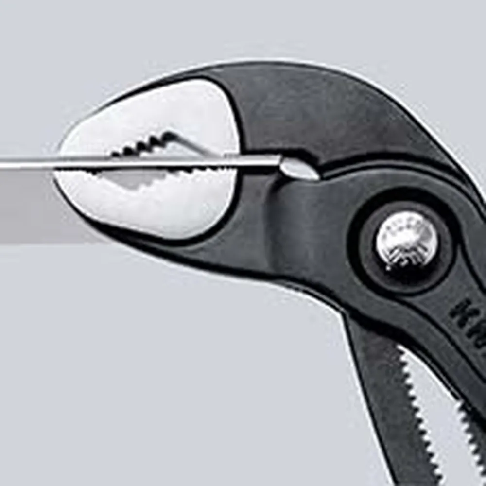 KNIPEX Wasserpumpenzange Cobra® 87 01 180 poliert kunststoffüberzogen 180mm Produktbild img5 L