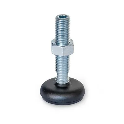 Produktbild von Ganter Norm® - Stellfüße, Stahlblech, mit Gummiauflage (30-50-M16-150-A5-UK)