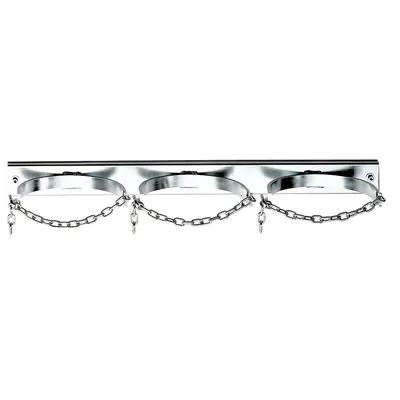 Produktbild von ELMAG - Gasflaschenwandhalterung mit Kettensicherung für 3 Flaschen ø140mm (10