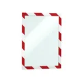 DURABLE Magnetrahmen SECURITY A4 rot/weiß Produktbild