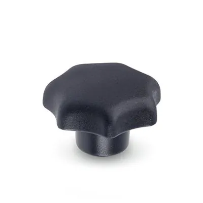 Produktbild von Ganter Norm® - Sterngriffe, Kunststoff, Buchse Edelstahl (6336-KT-63-M12-K-NI)
