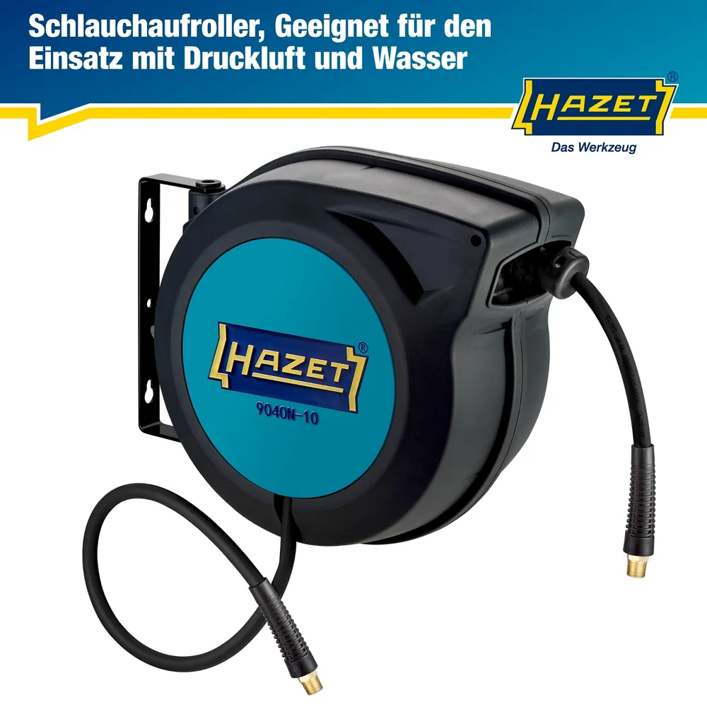 HAZET Schlauchaufroller ∙ 15 m ∙ 10 mm Innen-⌀ 9040N-10 ∙ 15 m Produktbild img3 L