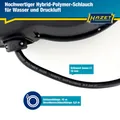 HAZET Schlauchaufroller ∙ 15 m ∙ 10 mm Innen-⌀ 9040N-10 ∙ 15 m Produktbild img5 S