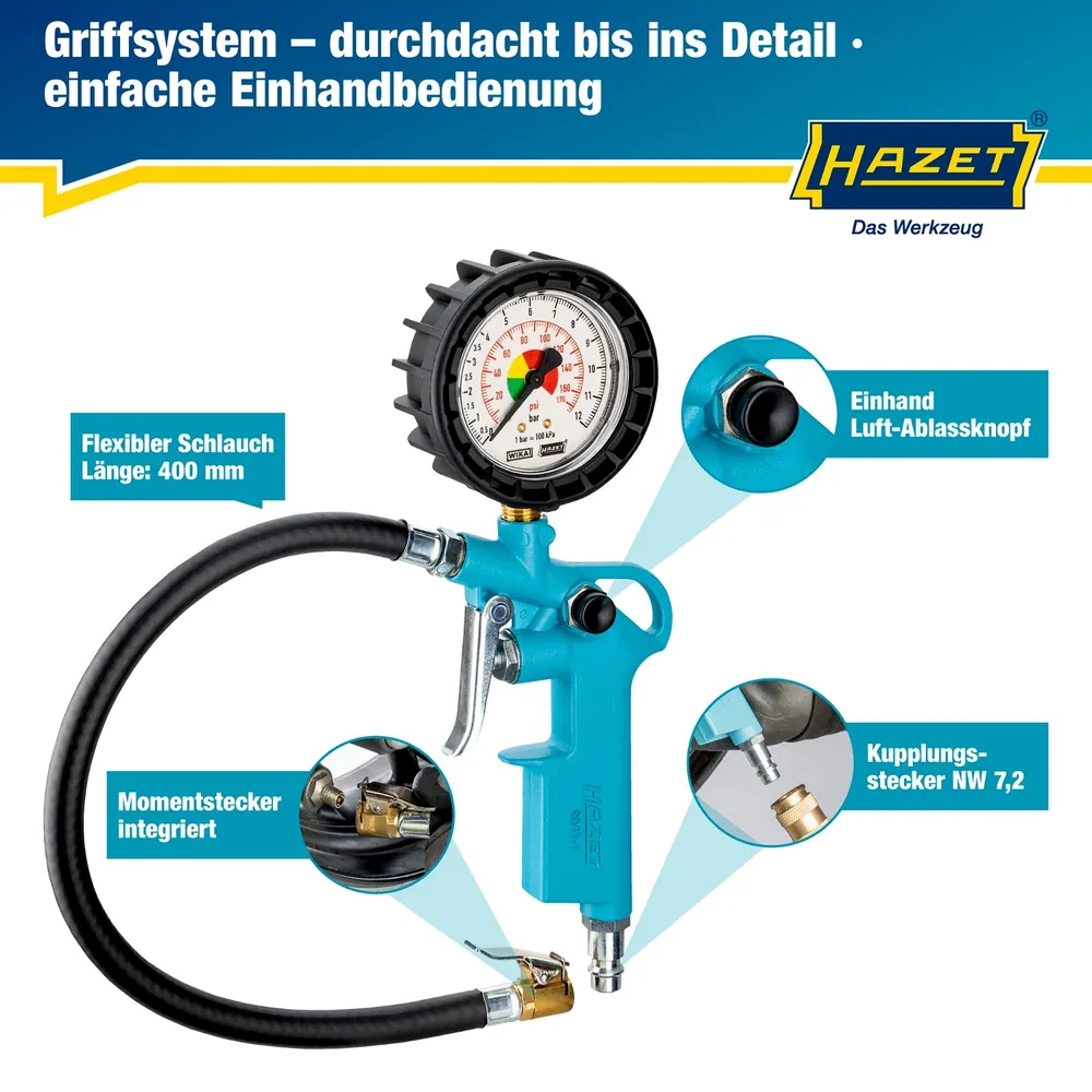 HAZET Reifenfüll-Messgerät 9041-1 Produktbild img4 L