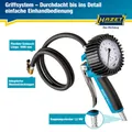 HAZET Reifenfüll-Messgerät ∙ geeicht 9041G-1 Produktbild img4 S