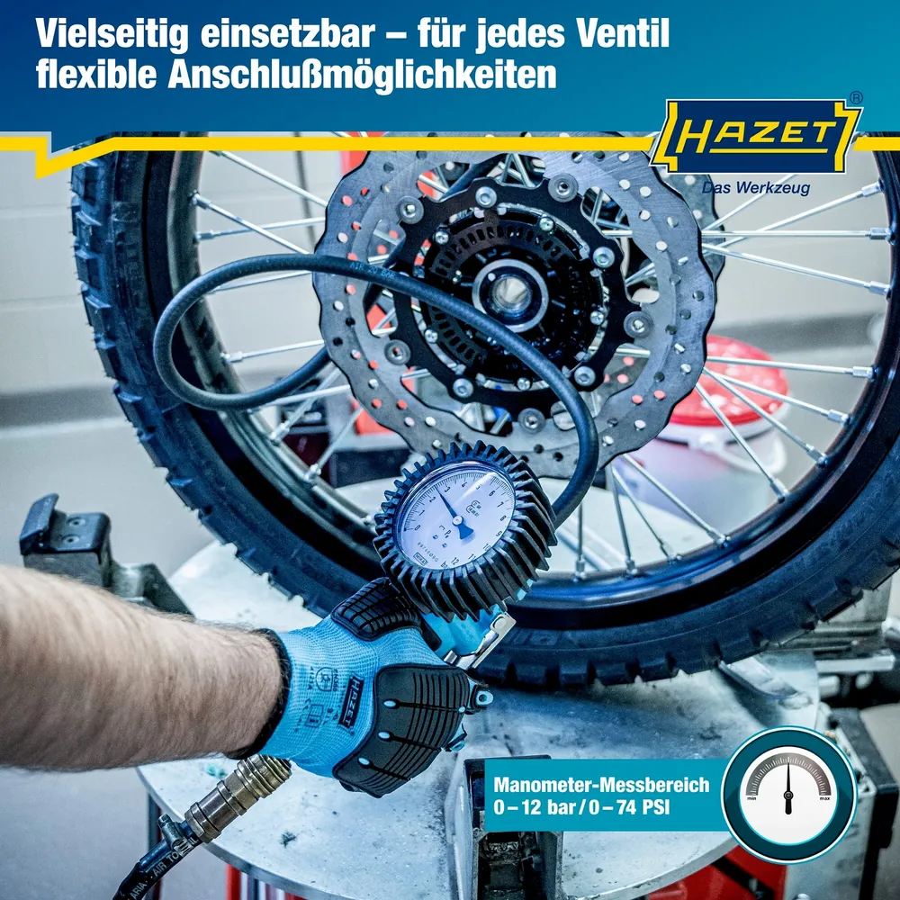 HAZET Reifenfüll-Messgerät ∙ geeicht 9041G-1 Produktbild img6 L