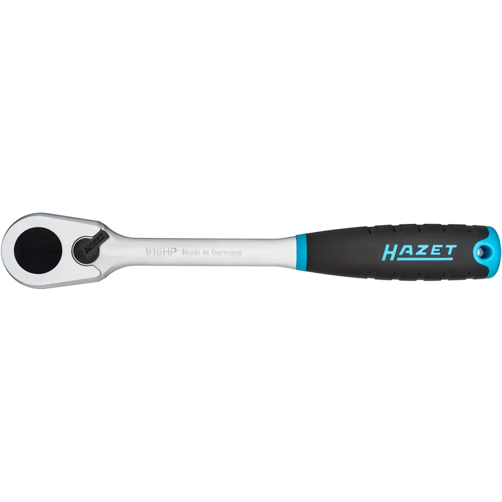 HAZET HiPer Feinzahn-Umschaltknarre 916HP ∙ 1/2 Zoll (12,5 mm) Vierkant massiv ∙ Länge: 275 mm Produktbild img4 L