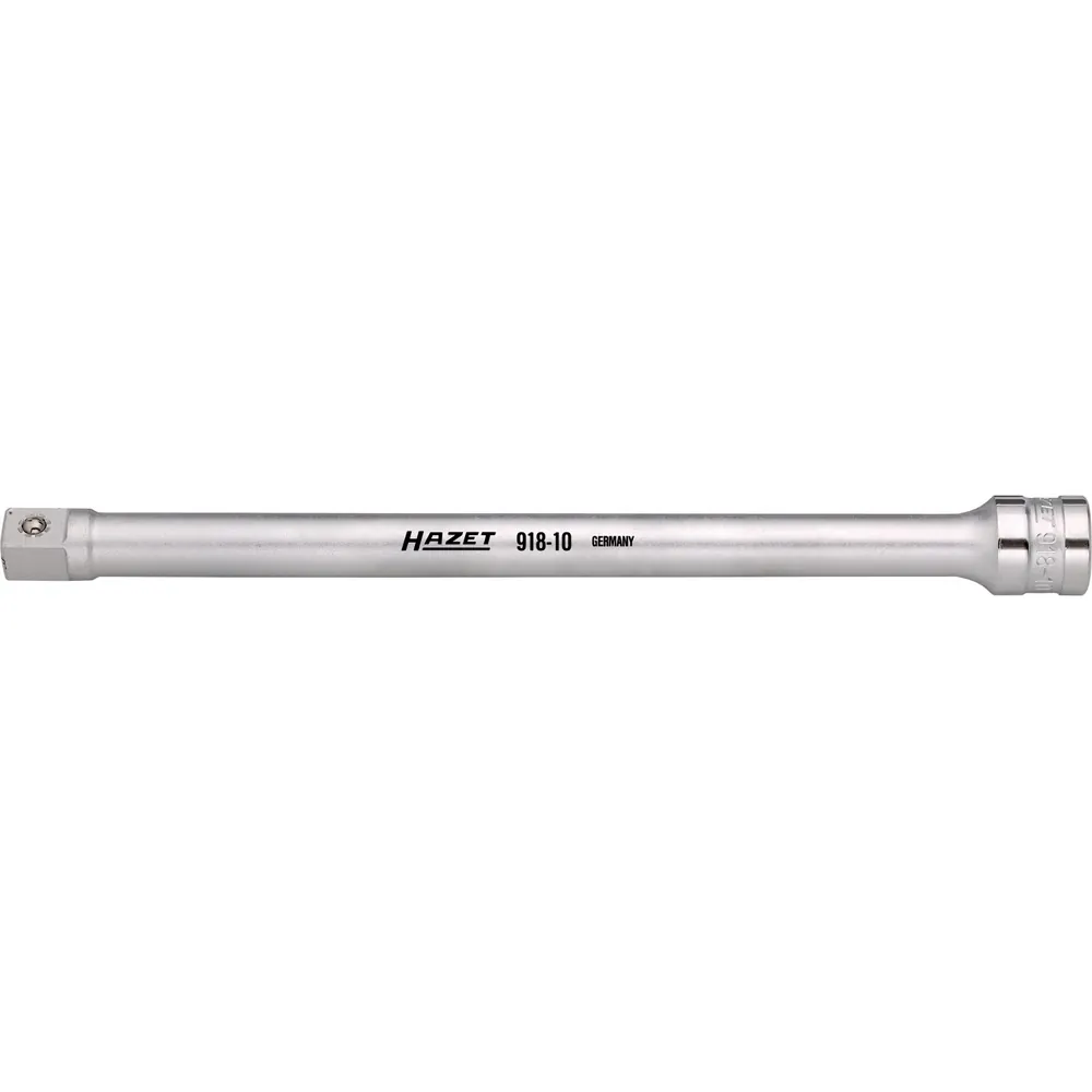 HAZET Verlängerung 918-10 ∙ 1/2 Zoll (12,5 mm) Vierkant hohl ∙ 1/2 Zoll (12,5 mm) Vierkant massiv ∙ Länge: 248 mm Produktbild img1 L