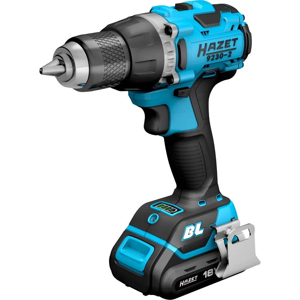 HAZET Akku-Bohrschrauber Satz ∙ 18&nbsp;Volt ∙ 2,5&nbsp;Ah (Amperestunden) ∙ 3-teilig 9230-2 ∙ 3-teilig Produktbild img4 L