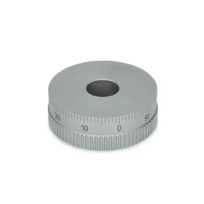 Produktbild von Ganter Norm® - Skalenringe mattverchromt, Stahl (164-40-R14-MCRS)