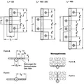 Produktbild von Ganter Norm® - Scharniere, für Aluminiumprofile / Flächenelemente, dreiteilig (