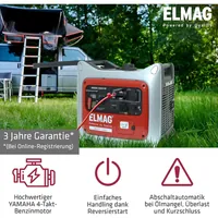 Produktbild von ELMAG - Inverter-Stromerzeuger SEBSS 3000Wi
