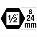 Produktbild von HAZET - Schlag-, Maschinenschrauber Schraubendreher-Steckschlüsseleinsatz 990S-