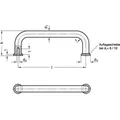 Produktbild von Ganter Norm® - Bügelgriffe, Aluminium (425-AL-10-180-RS)