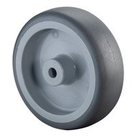 Produktbild von BS ROLLEN - Gummirad, Ø 75 mm, Radbreite 25 mm, Tragkraft 60kg, Achsbohrung 6 m