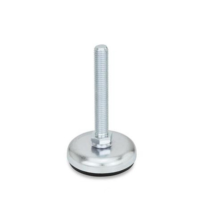 Produktbild von Ganter Norm® - Stellfüße, Stahlblech, mit Gummiauflage (30-60-M10-80-A1-S)