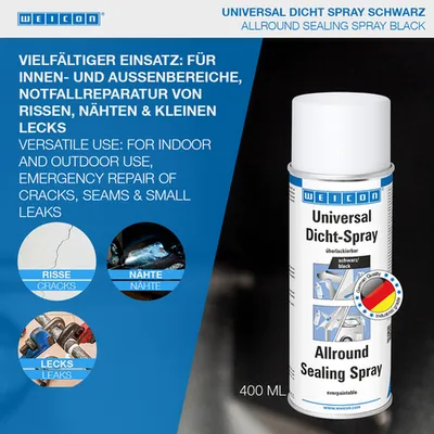 Produktbild von WEICON® - Universal Dicht-Spray | sprühbarer Kunststoff zum Abdichten | 400 ml 