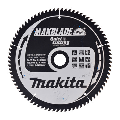 Makita Makblade+ Sägeb. 260x30x80Z