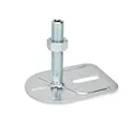 Produktbild von Ganter Norm® - Stellfüße, Stahl, mit Befestigungslasche, Rechteckform (42-80-M1