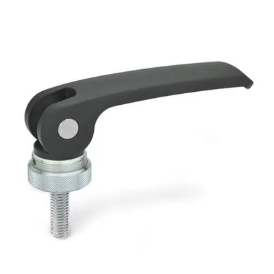 Produktbild von Ganter Norm® - Exzenterspanner, Hebel Zink-Druckguss, Auflagescheibe Kunststoff