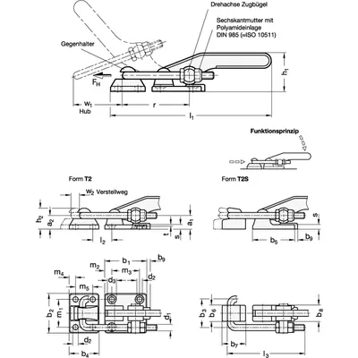 Produktbild von Ganter Norm® - Verschlussspanner, schwere Ausführung (852-1700-TS)