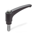 Produktbild von Ganter Norm® - Verstellbare Klemmhebel, Kunststoff, Gewindestift Edelstahl, mit