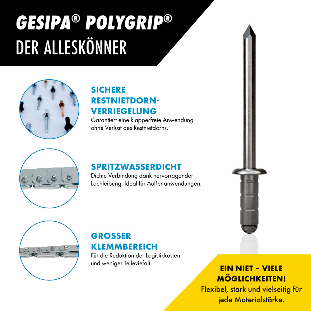 GESIPA® Blindnietsortiment Pro in L-Boxx Produktbild img2 L