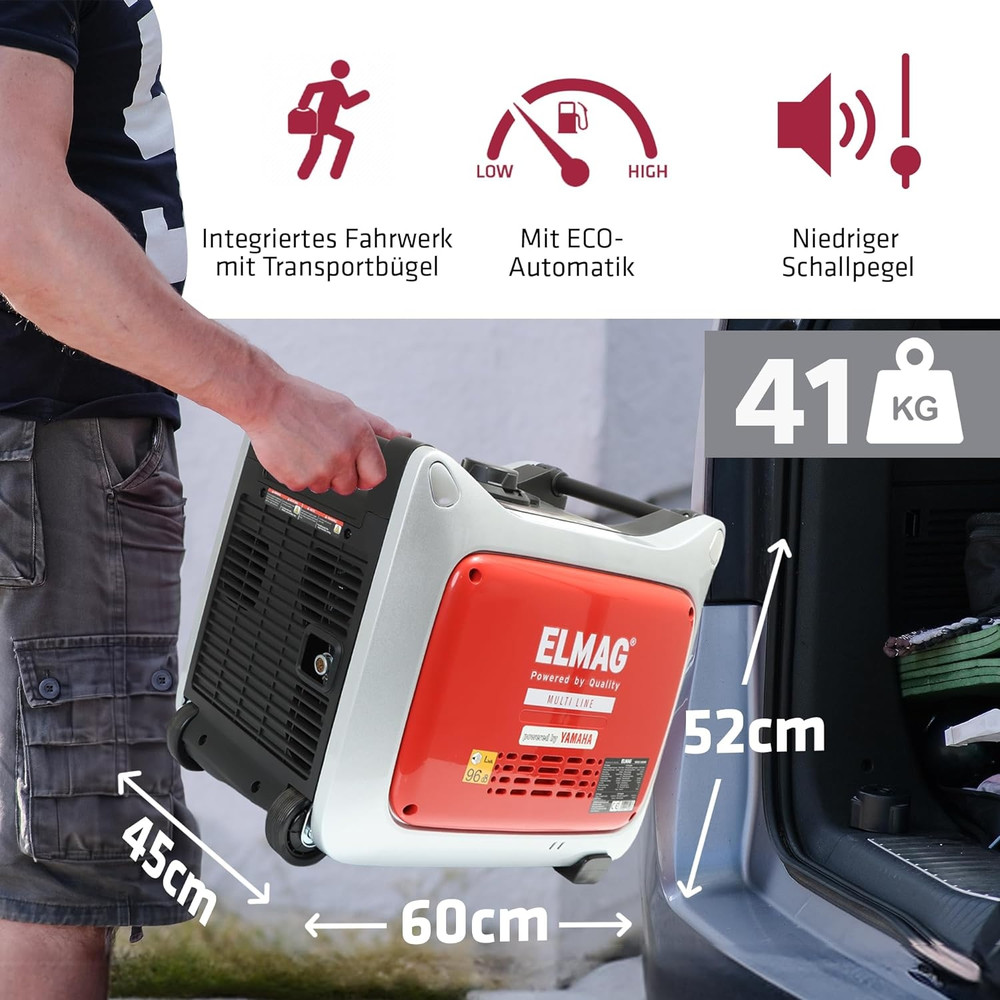 ELMAG Inverter-Stromerzeuger SEBSS 3000Wi Produktbild img4 L