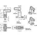Produktbild von Ganter Norm® - Federriegel, Stahl, mit Anschraubflansch (722.2-12-20-B-SW)