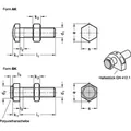 Produktbild von Ganter Norm® - Anschlagschrauben (251-M6-35-AK)