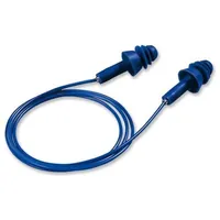 Produktbild von uvex - Gehörschutzstöpsel whisper+detec, blau, SNR 27dB in Stöpselbox, 50 Paar