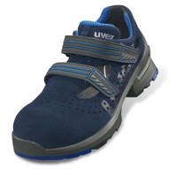 Produktbild von uvex - Sicherheitssandale 1 8530/8, S1 SRC, blau, Weite 11, Größe 40