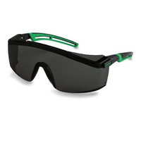 Produktbild von uvex - Schutzbrille astrospec 2.0 infradur + grau SS5 schwarz/grün