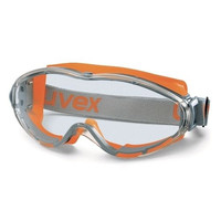 Produktbild von uvex - Vollsichtbrille ultrasonic farblos supravision excellence orange/grau