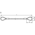 Produktbild von KIPP - HALTESEIL FORM:C MIT ÖSE L=200, EDELSTAHL, KOMP:ALUMINIUM