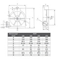 ELMAG Rundtisch horizontal/vertikal Modell HVRT 160, inkl. Planscheibe Produktbild img2 S