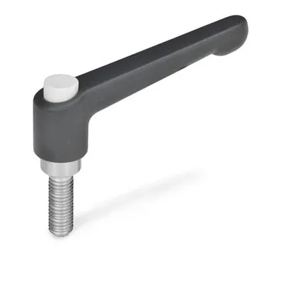 Produktbild von Ganter Norm® - Verstellbare Klemmhebel, Zink-Druckguss, Einsatz Edelstahl, mit