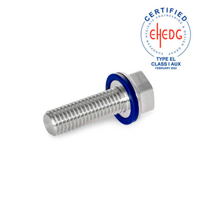 Produktbild von Ganter Norm® - Schrauben, Edelstahl, niedriger Kopf, Hygienic Design (1581-M5-1