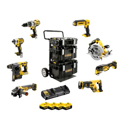 Produktbild von DeWALT - Akku 8er Kombopack DCK853P4-QW, 18V / 5Ah