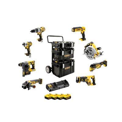 Produktbild von DeWALT - Akku 8er Kombopack DCK853P4-QW, 18V / 5Ah